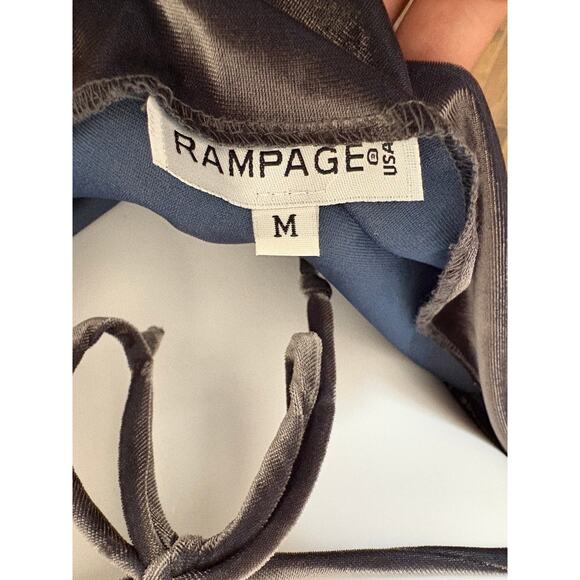 Vintage Rampage Velvet Iridescent Open Back Maxi Dress Whimsigoth Fairy Medium - Picture 9 of 15